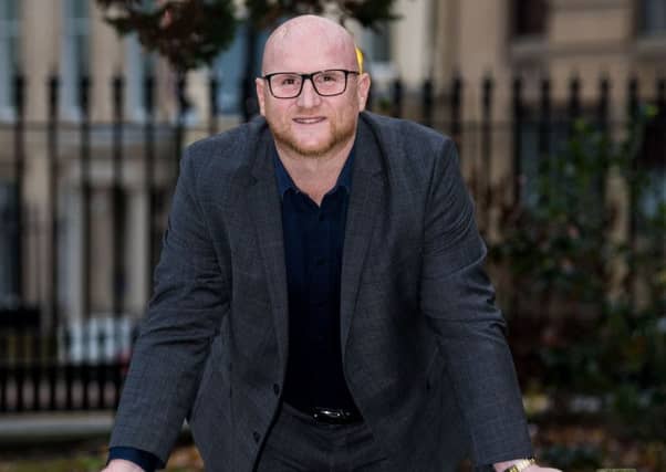 John Hartson at the Ladbrokes responsible gambling launch. Picture: Ross Parker/SNS