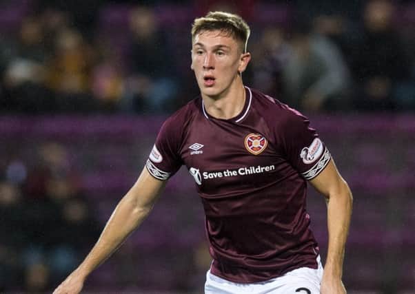 Jimmy Dunne in action for Hearts. The defender has been called into Martin O'Neill's preliminary Republic of Ireland squad. Picture: SNS Group