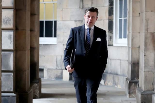 Solicitor David Mckie arrives at the Court of Session in Edinburgh for the procedural hearing for former First Minister Alex Salmond's legal challenge against the Scottish Government. Picture: Jane Barlow/PA Wire