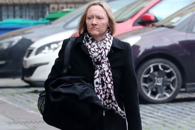 Lawyer Christine O'Neill arrives at the Court of Session in Edinburgh for the procedural hearing for former First Minister Alex Salmond's legal challenge against the Scottish Government. Picture: Jane Barlow/PA Wire