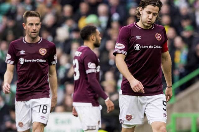 Hearts are only the third tallest Scottish Premiership team on average, despite opponents' descriptions of them as 'big and physical'. Picture: SNS Group
