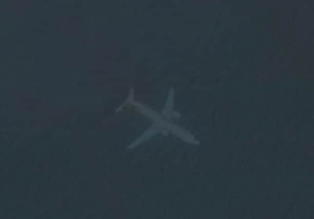 The plane appears to be underwater on Google Maps.