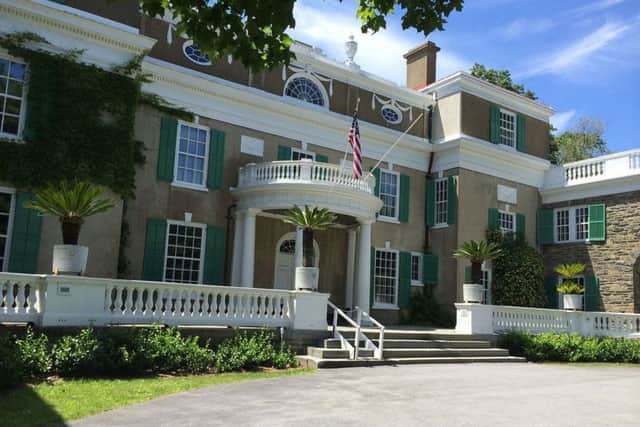 Franklin D Roosevelt's home, library and museum at Hyde Park in Dutchess County, New York State