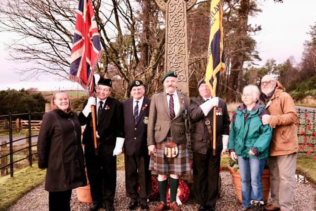 Remembrance Sunday, Kingarth. Photo by Iain Cochrane.