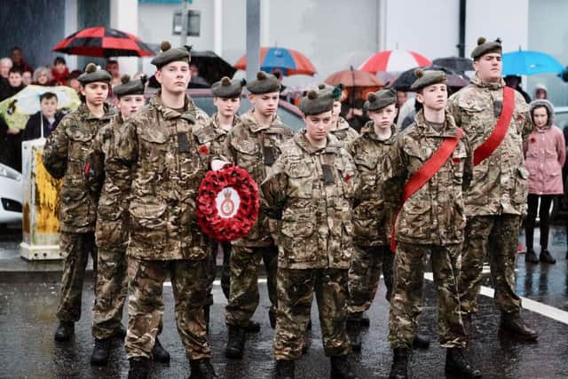 Remembrance Sunday, Rothesay. Photo by Iain Cochrane.