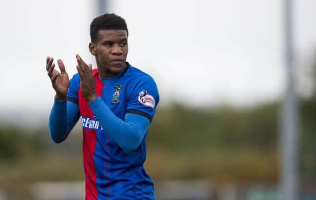 Riccardo Calder has had his contract terminated by Inverness. Picture: SNS