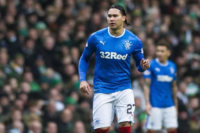 Carlos Pena in action for Rangers. Picture: SNS
