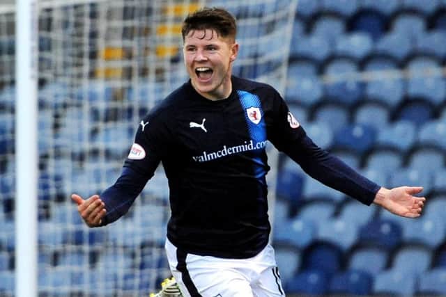 Stark's Park - Kirkcaldy - Fife - Raith v Brechin -KEVIN NISBET celebratescredit- Fife Photo Agency