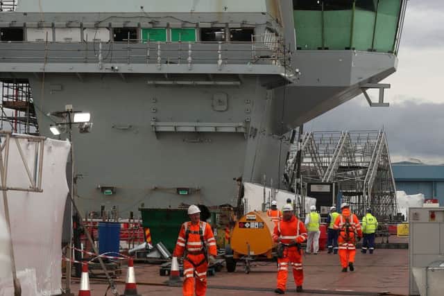 The Prince of Wales is the second of the new advanced carriers to be built by the Royal Navy. Andrew Milligan/PA Wire