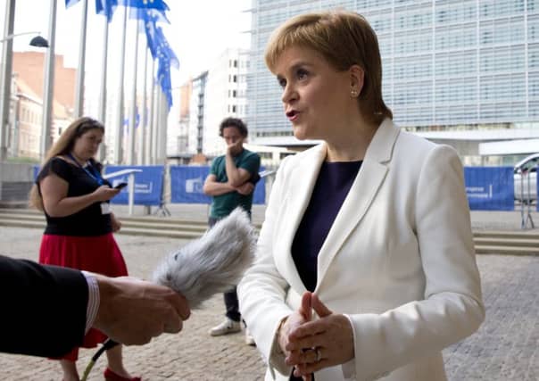 Nicola Sturgeon said the Scottish Government would not budge on their position. (AP Photo/Virginia Mayo)
