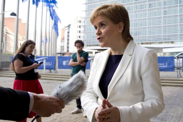 Nicola Sturgeon said the Scottish Government would not budge on their position. (AP Photo/Virginia Mayo)