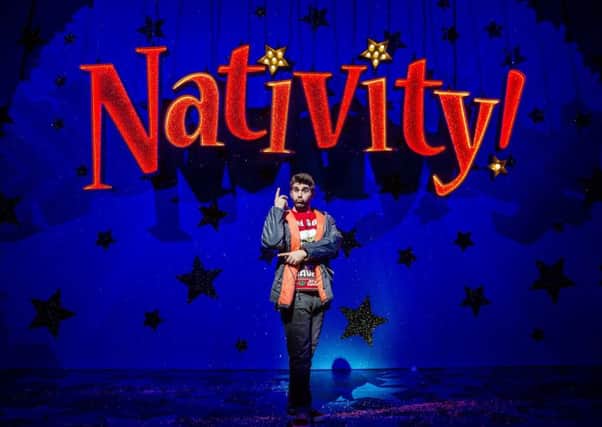 Simon Lipkin as 'Mr Poppy' in Nativity : The Musical