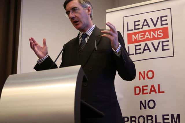 Tory MP Jacob Rees Mogg has come forward with a plan called No Deal  Plus in an attempt to break Brexit deadlock. Picture: PA