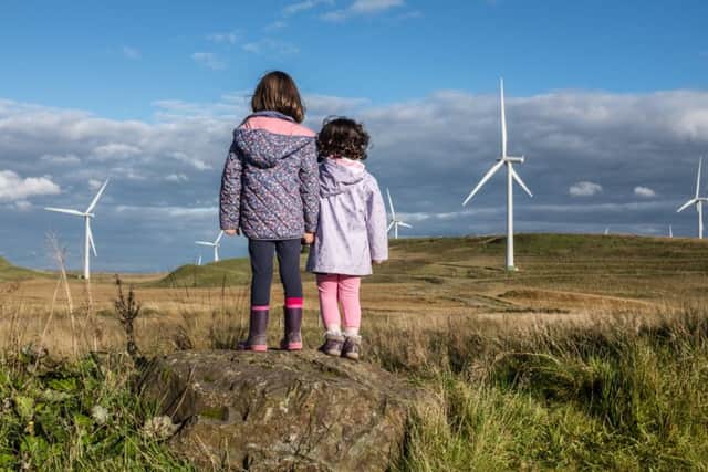 Control over planning ensured two-thirds of Scotland's energy needs were met from renewable source in 2017. Picture: John Devlin