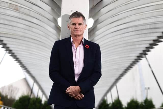 John Beattie, at BBC Scotland headquarters in Glasgow, is to become a news anchor on the broadcaster's new channel. Picture: John Devlin