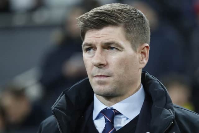 Rangers manager Steven Gerrard. Picture: Pavel Golovkin/AP