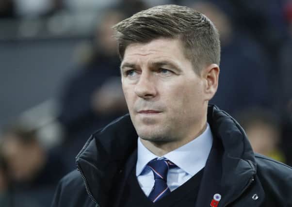 Rangers manager Steven Gerrard. Picture: Pavel Golovkin/AP