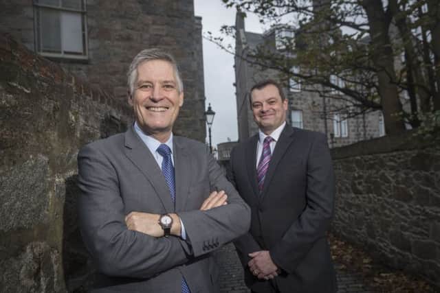 Scott Kerr, Mintras CEO, left,  and Gareth Gilbert, the companys UK managing director. Picture: Newsline Media.