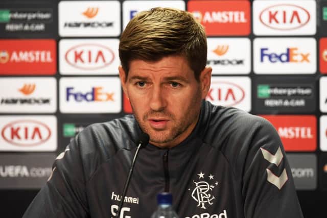 Rangers Manager Steven Gerrard reveals some of the sacrficies he's made. Picture: SNS/Ross MacDonald