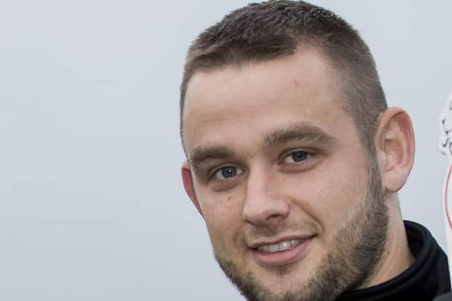 Ryan Wallace set up Arbroath's opener. Pic: SNS