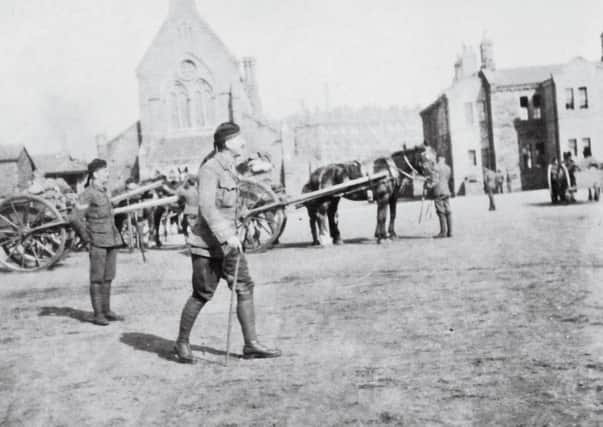 The pictures, captured by Scottish Medical Officer Fred Davidson during his time serving with the 1st Cameronians, show action from the frontline and daily life at the Maryhill Barracks. Picture: PA