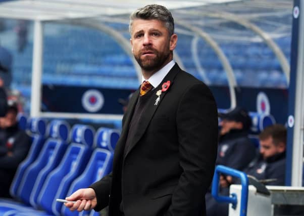 Motherwell boss Stephen Robinson didn't mince his words after the match. Picture: SNS Group