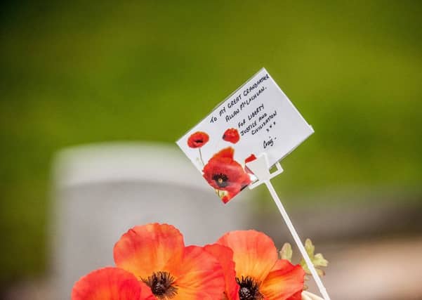 Private Allan McLachlan of the 3rd Battalion, Cameron Highlanders, was one of those soldiers lost during the Great War. Picture: John Devlin