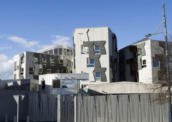 A general view of the Scottish Parliament. Picture: Ian Rutherford