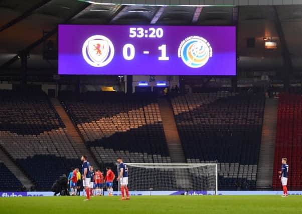This years 1-0 defeat by Costa Rica at a half-empty Hampden illustrates the perilous state of Scottish football.