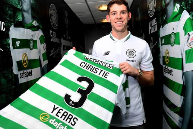Celtic's young attacking midfielder Ryan Christie has signed a new three-year deal with the club. Picture: Gary Hutchison/SNS
