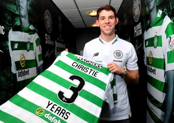 Celtic's young attacking midfielder Ryan Christie has signed a new three-year deal with the club. Picture: Gary Hutchison/SNS