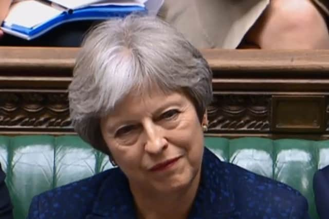 Theresa May in Parliament. Picture: AFP/Getty