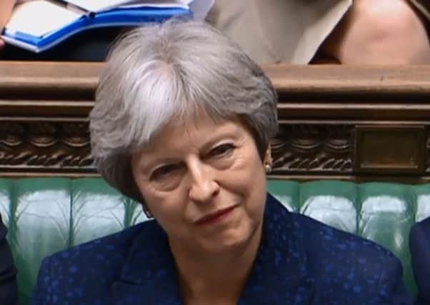 Theresa May in Parliament. Picture: AFP/Getty