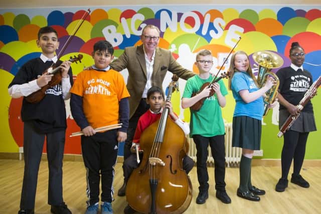 Former Tesco Bank boss Higgins grew up in Govanhill, a community where Big Noise now works. Picture: contributed.