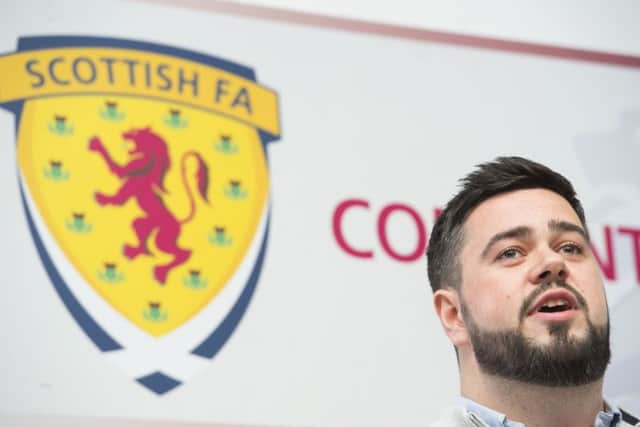 Robert Rowan, pictured during an event at Hampden in 2016. Picture: SNS Group