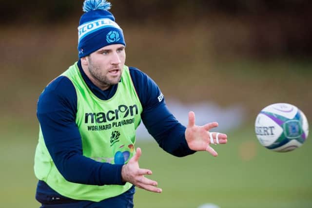 Scotland's Fraser Brown in training. Picture: Ross Parker/SNS