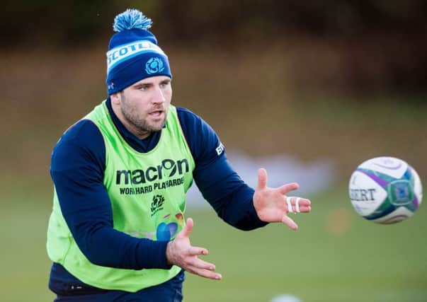 Scotland's Fraser Brown in training. Picture: Ross Parker/SNS
