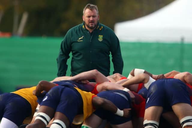 South Africa forwards coach Matt Proudfoot is a former Scotland international. Picture: Steve Haag/Gallo Images/Getty Images