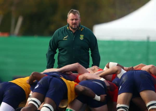 South Africa forwards coach Matt Proudfoot is a former Scotland international. Picture: Steve Haag/Gallo Images/Getty Images