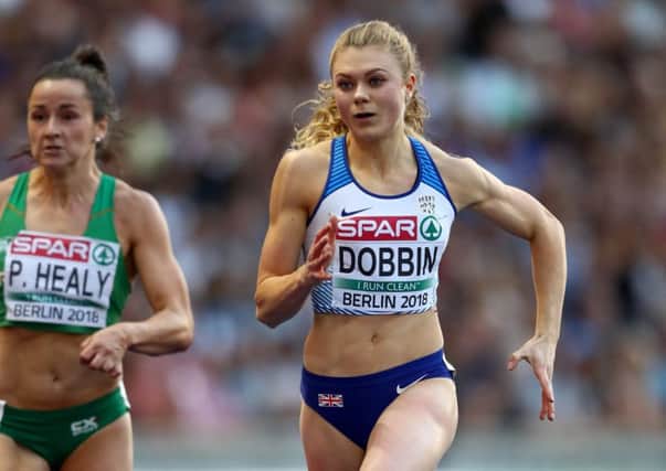 Scots sprinter Beth Dobbin has enjoyed a fine season. Picture: Michael Steele/Getty Images