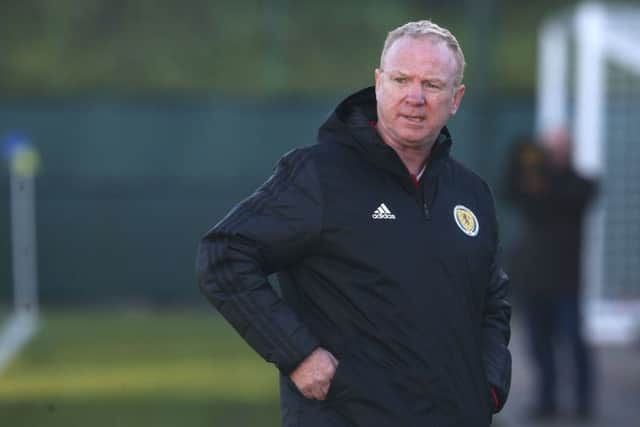 Alex McLeish is working with a depleted squad. Picture: PA