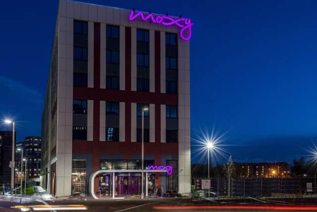 The Moxy Glasgow Merchant City is the brands first hotel to launch in a city centre location. Picture: Andrew Horwitz