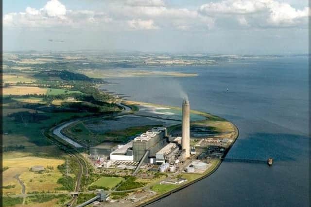 The factory will be built on the former Longannet power station site. Picture: ScottishPower