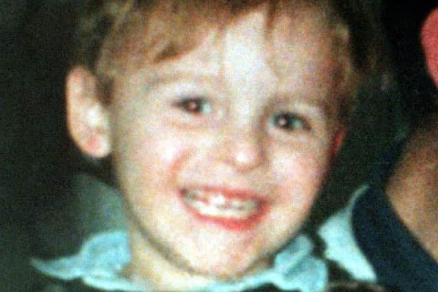 James Bulger who was beaten to death by Jon Venables and Robert Thompson on a railway line in Liverpool in February 1993. Picture: PA