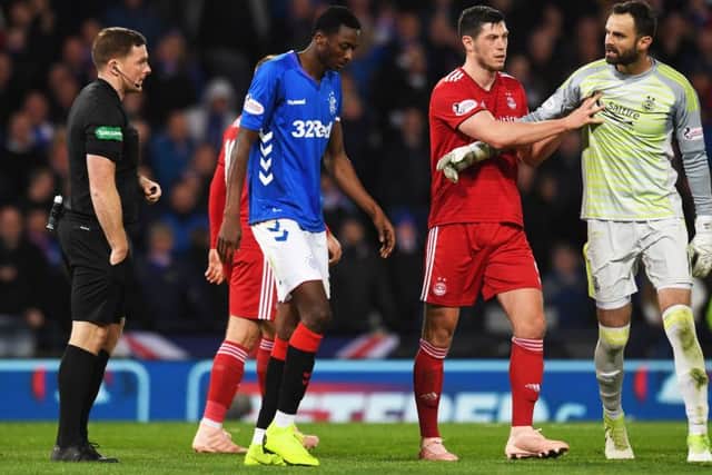Rangers' Umar Sadiq may best be remembered for his dive against Aberdeen. Picture: SNS/Craig Williamson