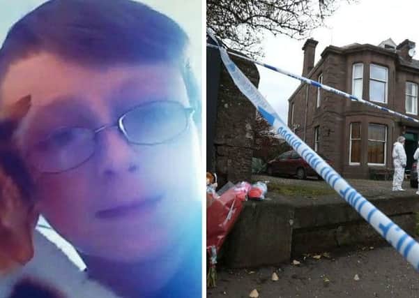 Kane Morris died at the scene on Union Street, Coupar Angus. Picture: PA Wire/Police Scotland