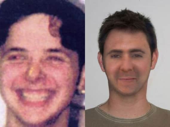 Left, Kenneth Jones as he looked at the time he went missing in November, 1998 and right, an e-fit of how he might look now.