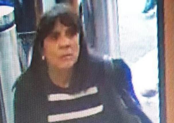 Cambridgeshire Police are keen to speak to the person pictured in connection with a fraud in which more than Â£10,000 was stolen from a 91-year-old patient at Peterborough City Hospital. Picture: PA Wire