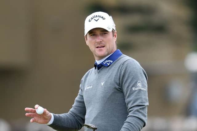 Marc Warren is one shot outside the card-winning zone. Picture: Jane Barlow