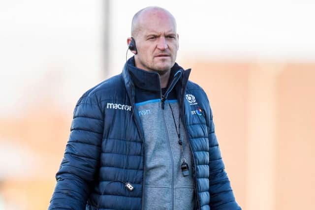 Scotland head coach Gregor Townsend leads a training session. Picture: Ross Parker/SNS/SRU